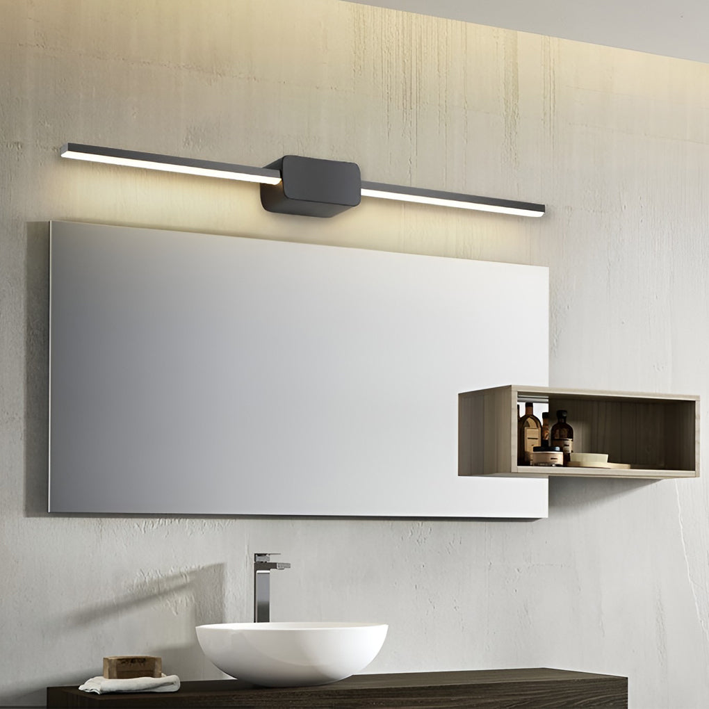 White/Black Modern 1-Light Linear Vanity Light LED Bath Bar