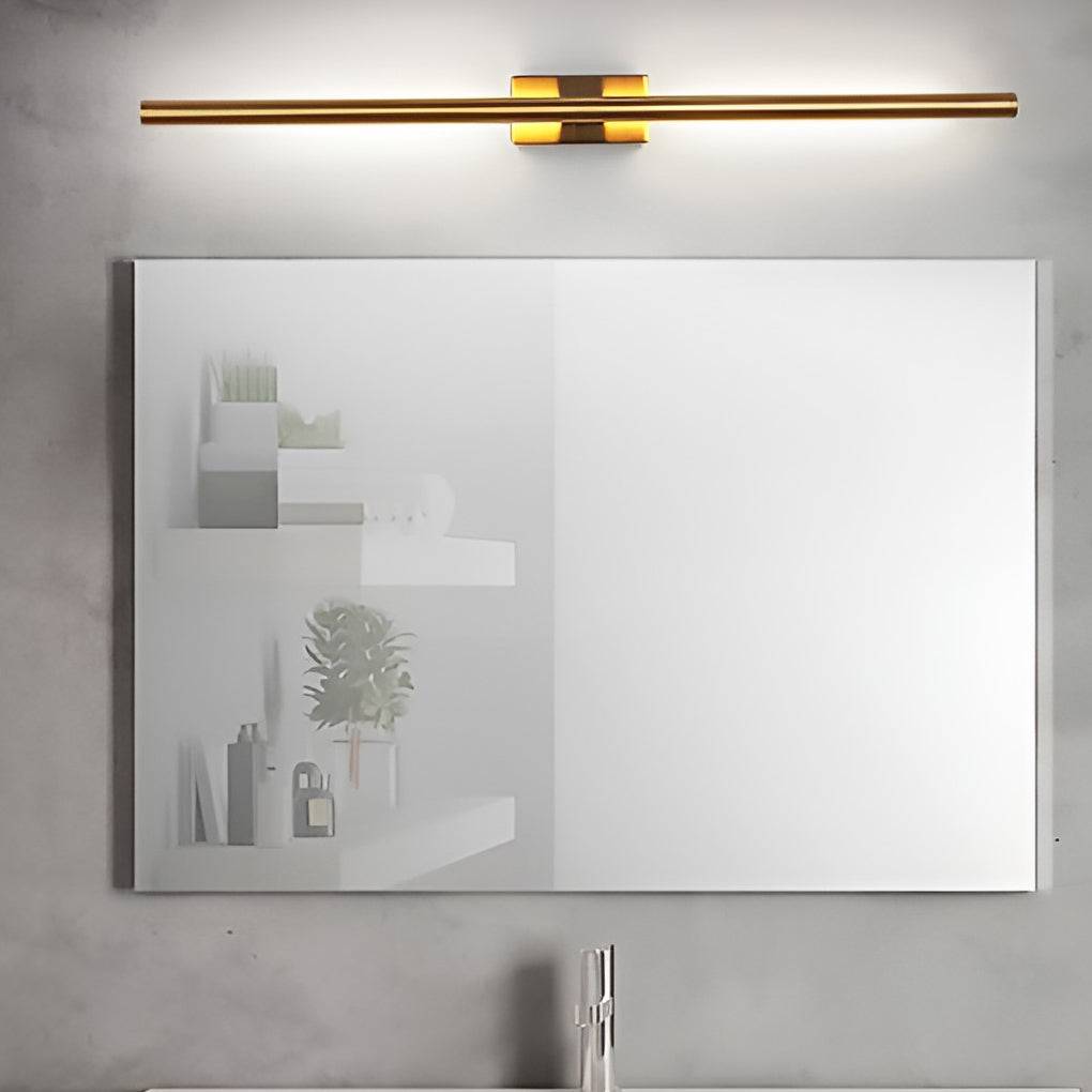 Electroplated Metal Linear LED Modern Wall Sconce Lighting Wall Lamp