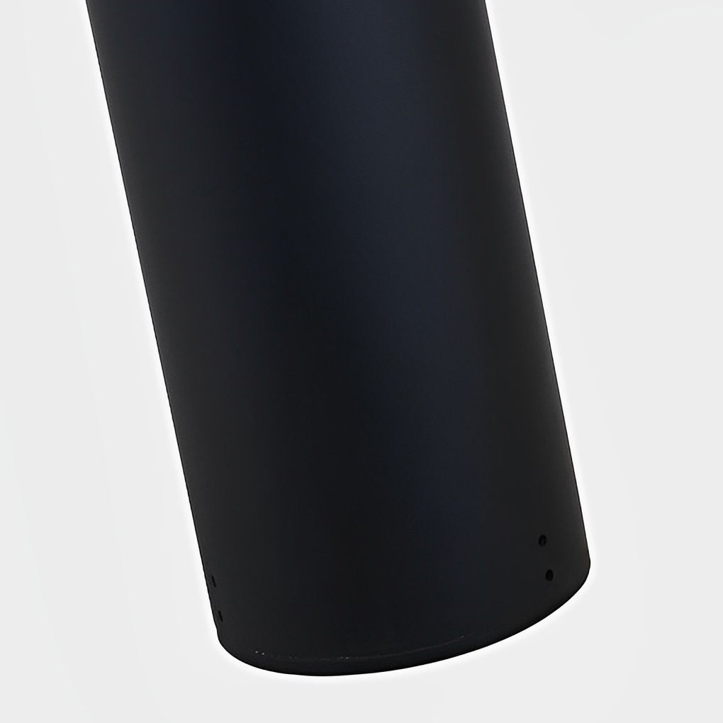 Minimalist Waterproof LED Black Modern Residential Outdoor Bollard Lights Yard Lighting