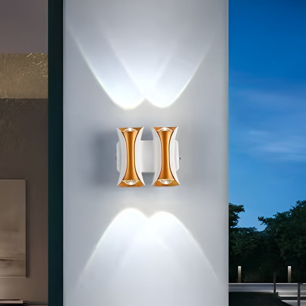 Waterproof Up and Down Lights LED Modern Outdoor Wall Sconce Lighting - Dazuma