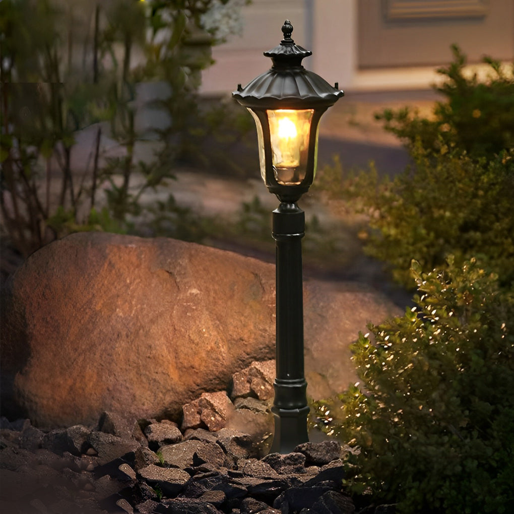 Vintage Classic Waterproof LED Black European-style Outdoor Lawn Lights