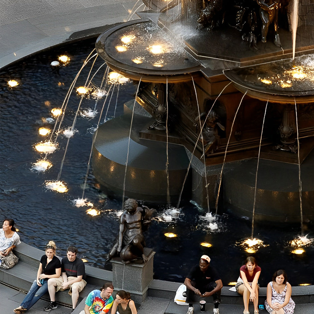 AC12V Modern LED Underwater Pool Lights Chrome Adjustable Spot Light