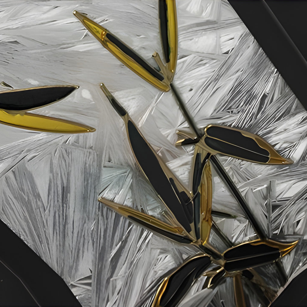 Artistic Solar LED Pathway Lights with Landscape Pattern