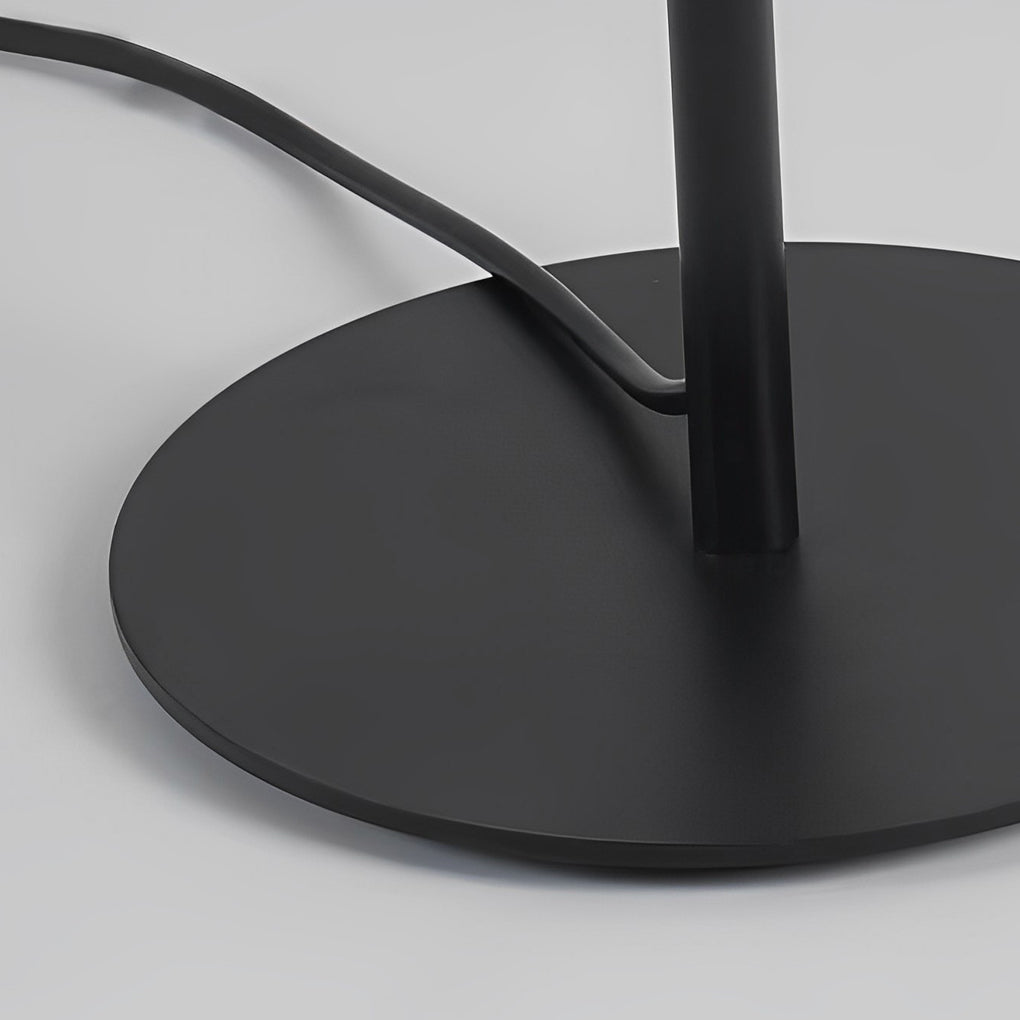 Aluminum Minimalist Strip Oval U-shaped Floor Lamp Integrated LED Standing Lamp