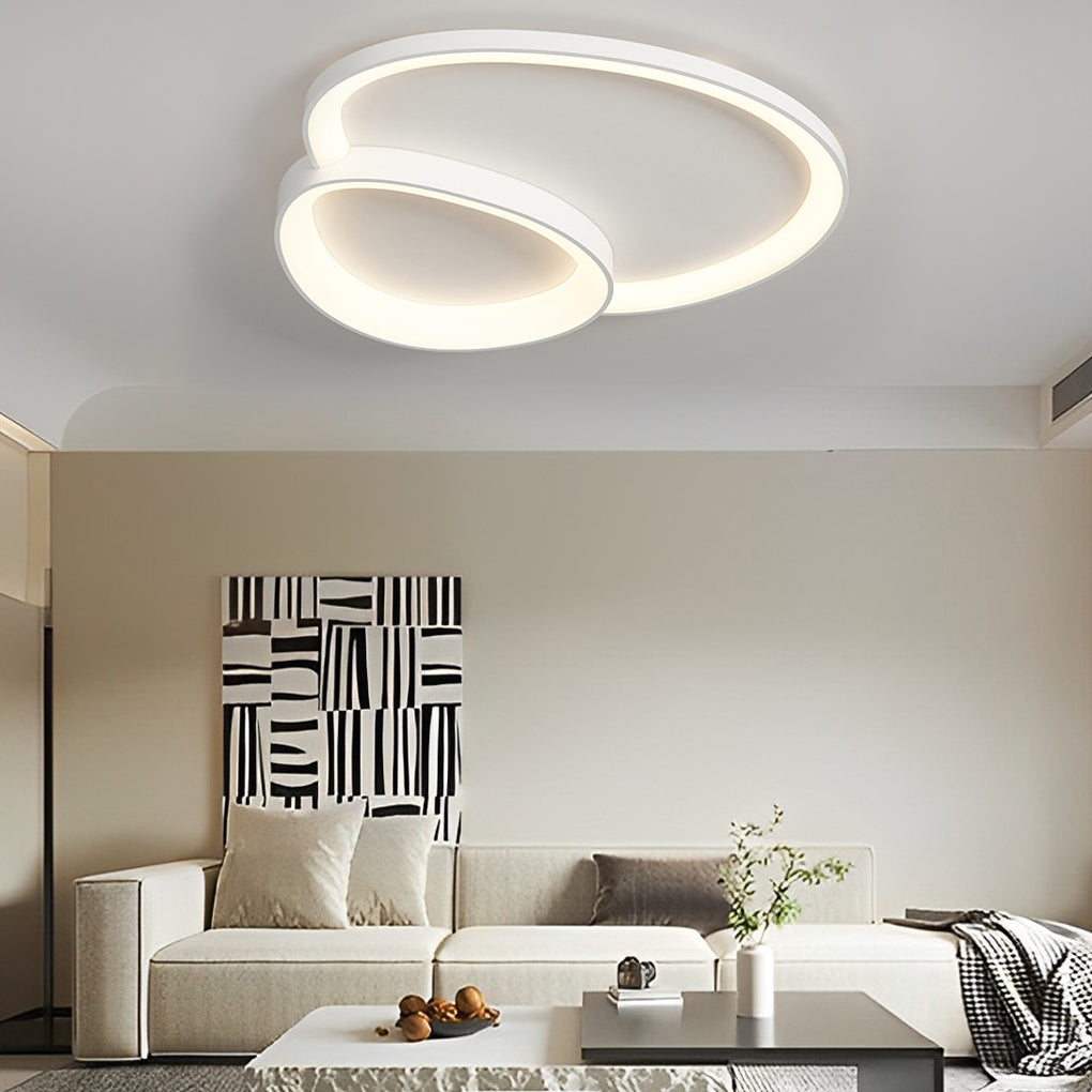 Creative Geometric Line Three Step Dimming LED Modern Ceiling Lights - Dazuma