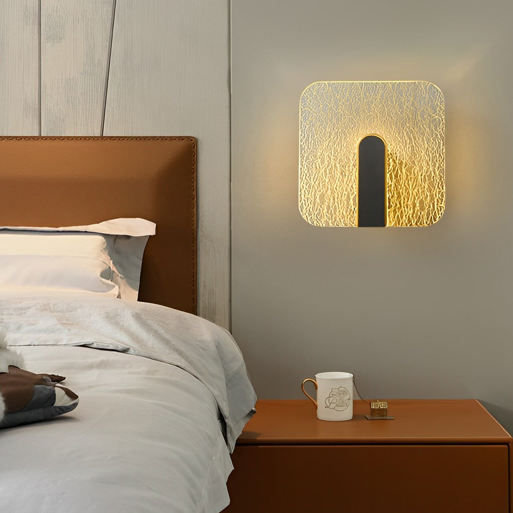 Minimalist Round Square LED Creative Modern Wall Lamp Bedside Lights