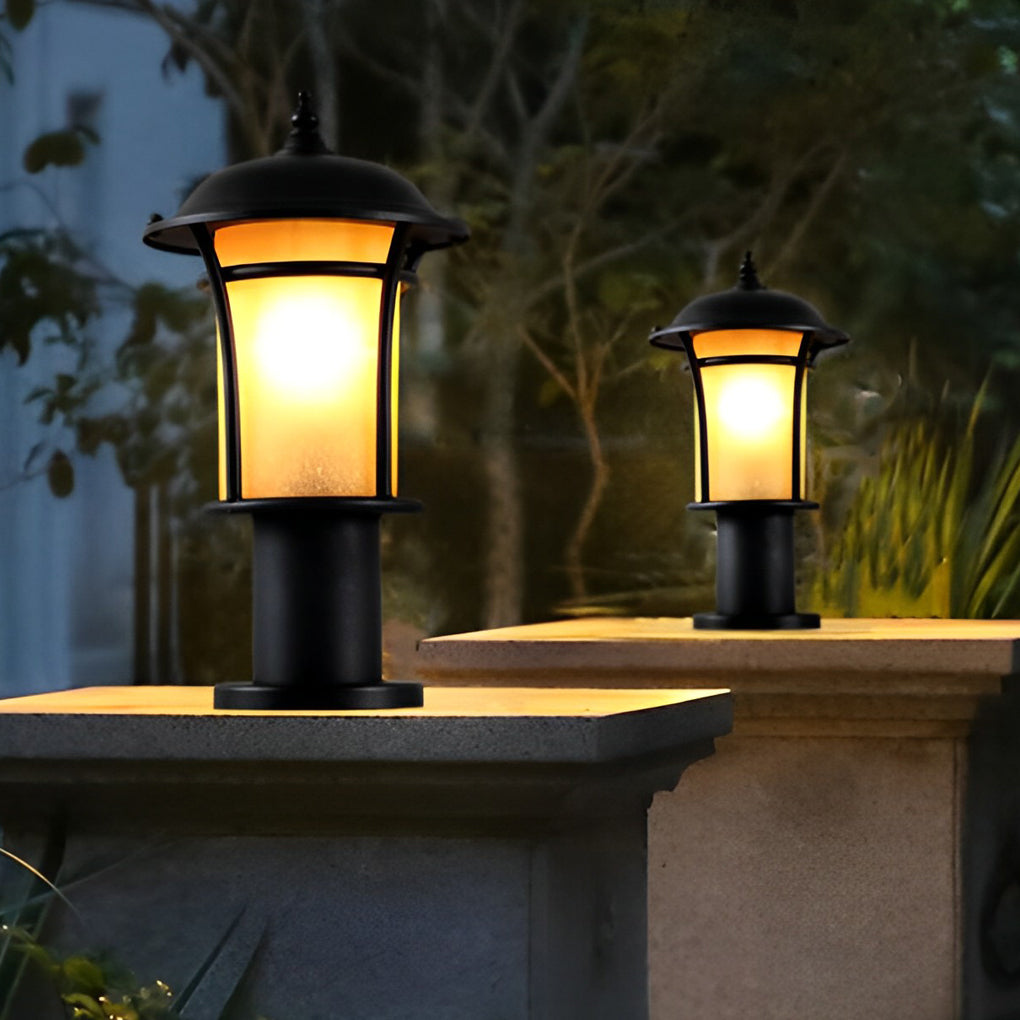 Classic Old England-Style Waterproof LED Garden Lamp