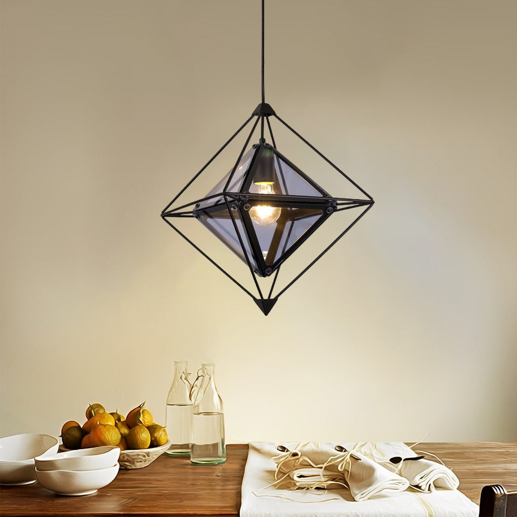 Creative Geometric Glass Modern Minimalist Island Lights Pendant Lights - Dazuma