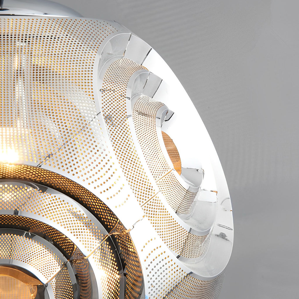 Creative Irregular Circular Stainless Steel Post-modern Chandelier Light