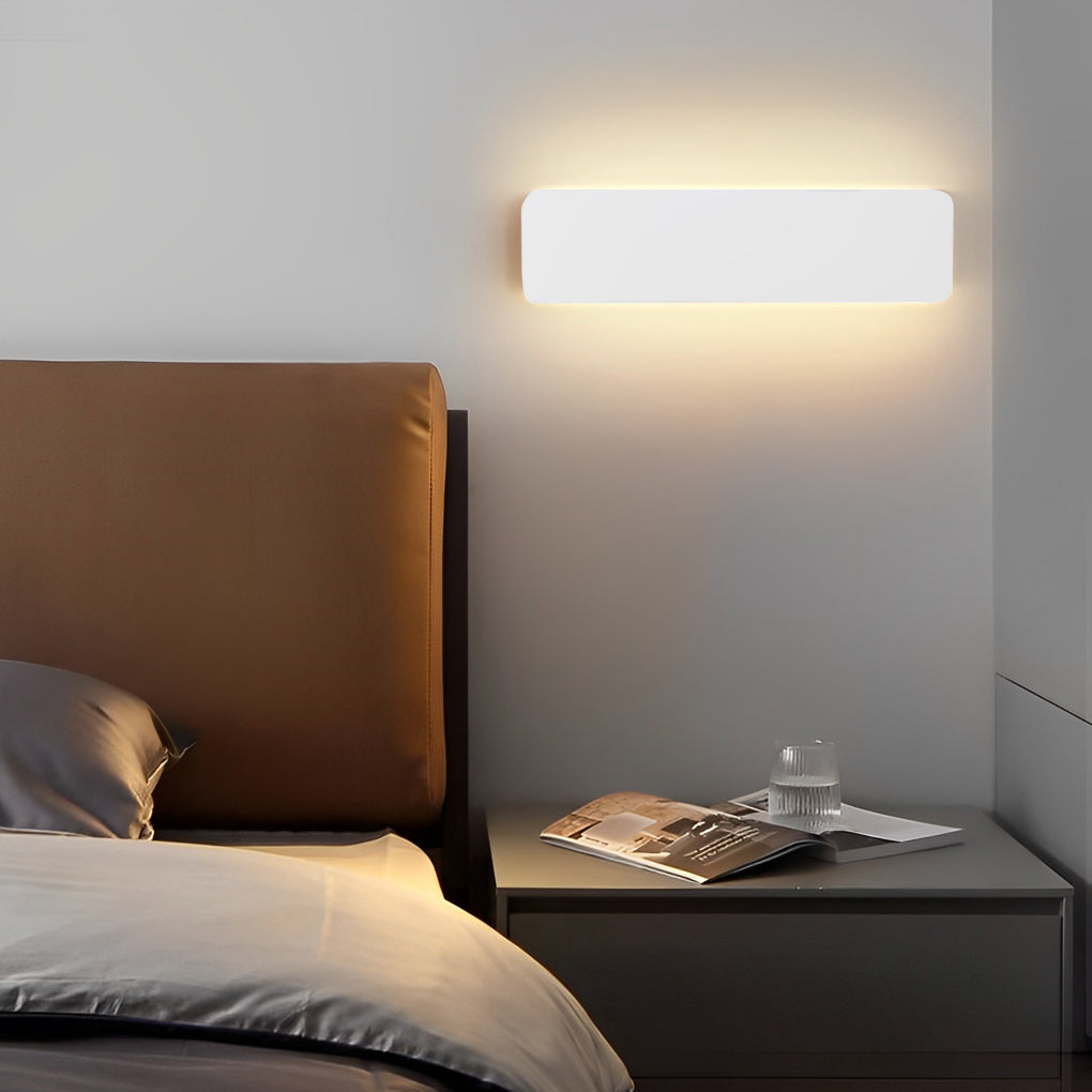270° Rotatable Adjustable Rectangular Strip LED White Nordic Wall Lamp