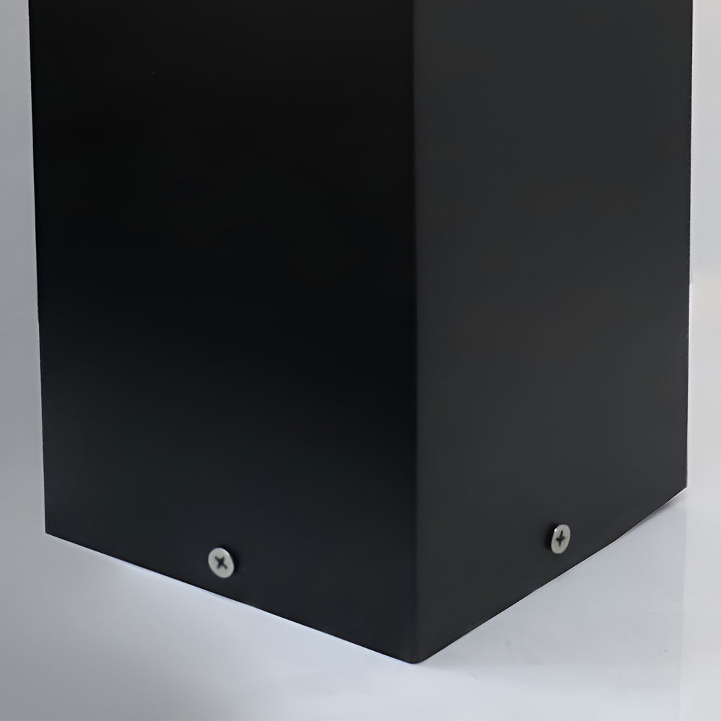 Vintage Square Solar LED Path Light Artistic Floral Landscape Bollard Lights