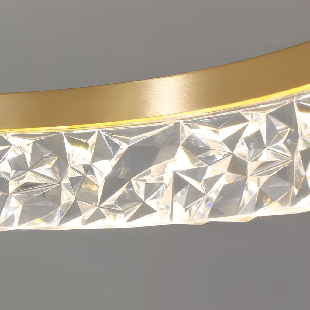 Minimalist Round LED 60W Gold Modern Ceiling Lamp Flush Mount Lighting