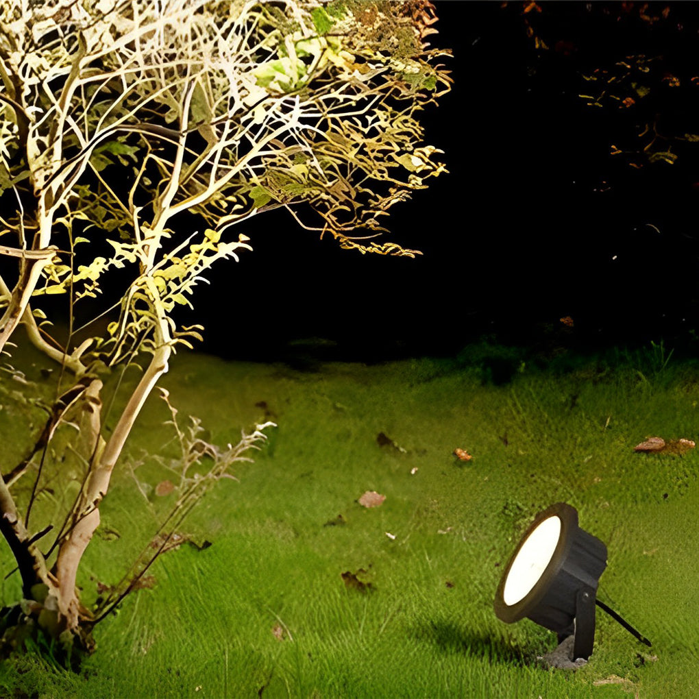 Round Waterproof Modern LED Spotlights Outdoor Tree Spot Lights DC24V