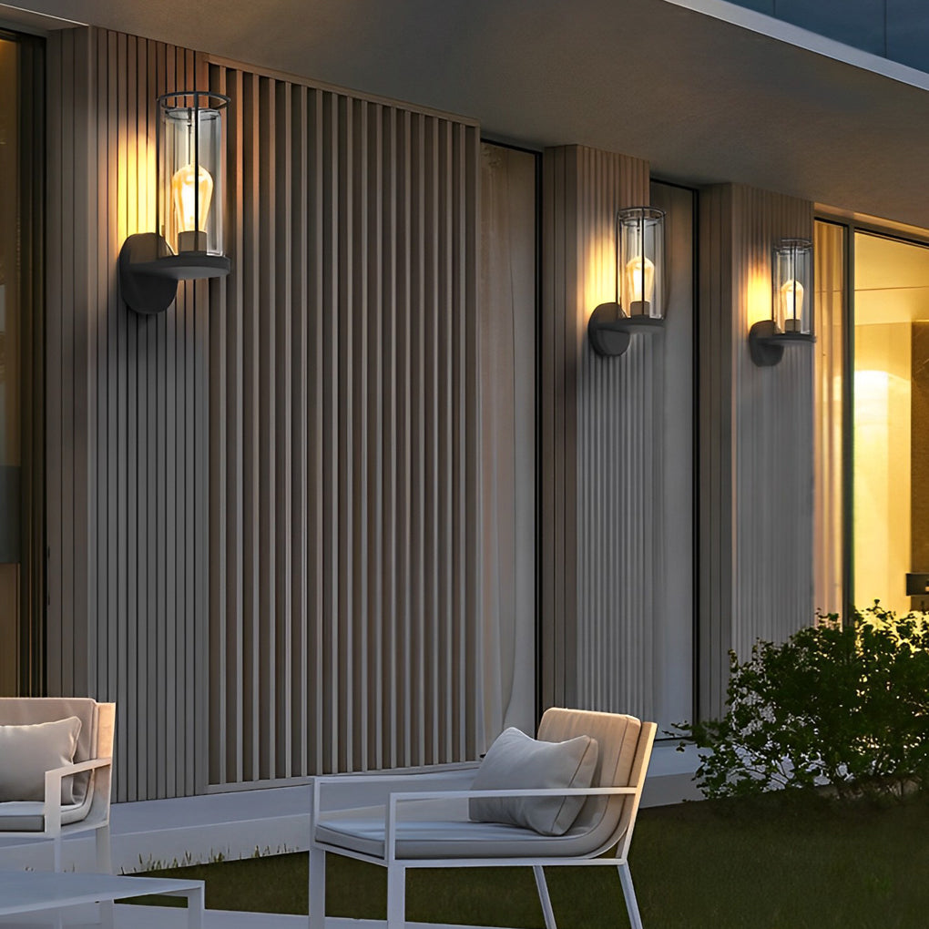 Modern Minimalist Round Stainless Steel Outdoor Light – Wall & Post Installation Options