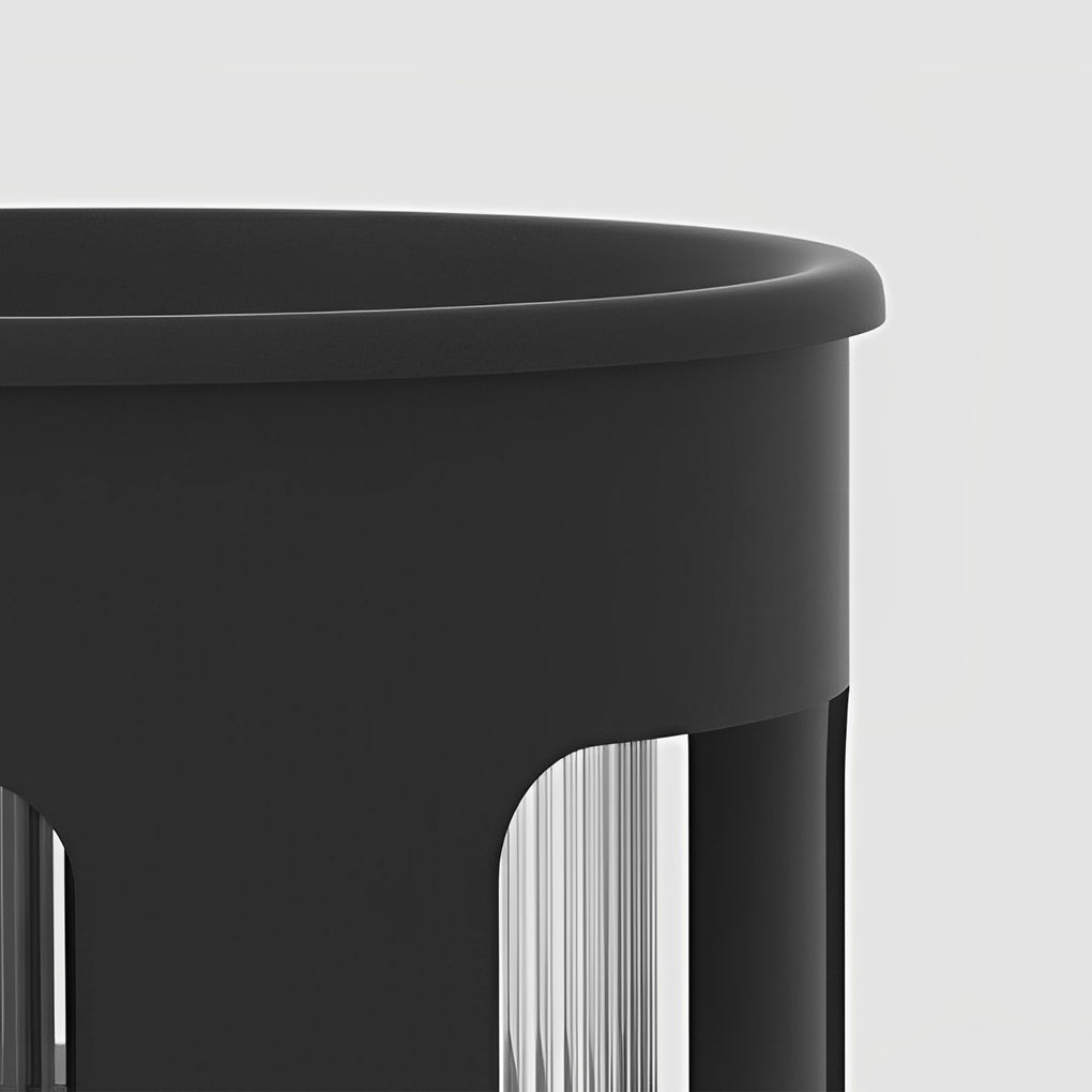 Round Table Lamp with Under-Table Lighting Solar-Powered LED Outdoor Light