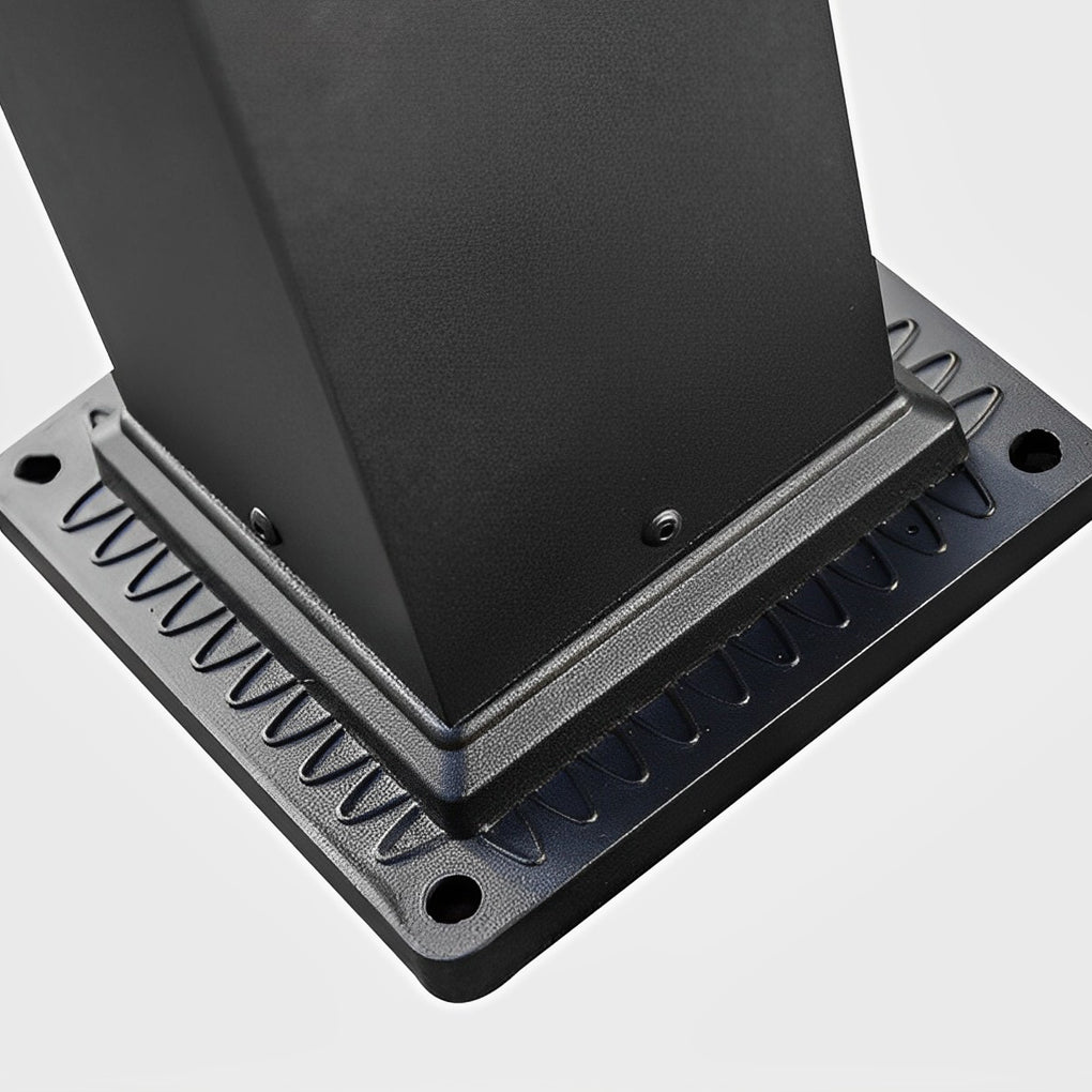 Modern Solar LED Bollard Lights with Ancient Asian Style Top Waterproof Outdoor Light