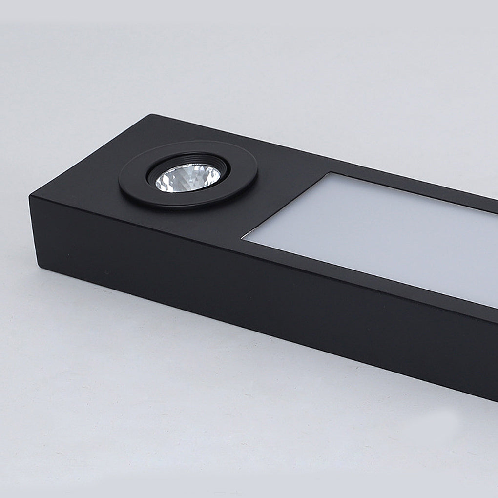 Long Linear LED Black Modern Ceiling Lights Spot Light  Flush Mount Ceiling Lighting