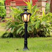 Outdoor Waterproof LED European-style Short Pole Lamp Post Pathway Lights - Dazuma