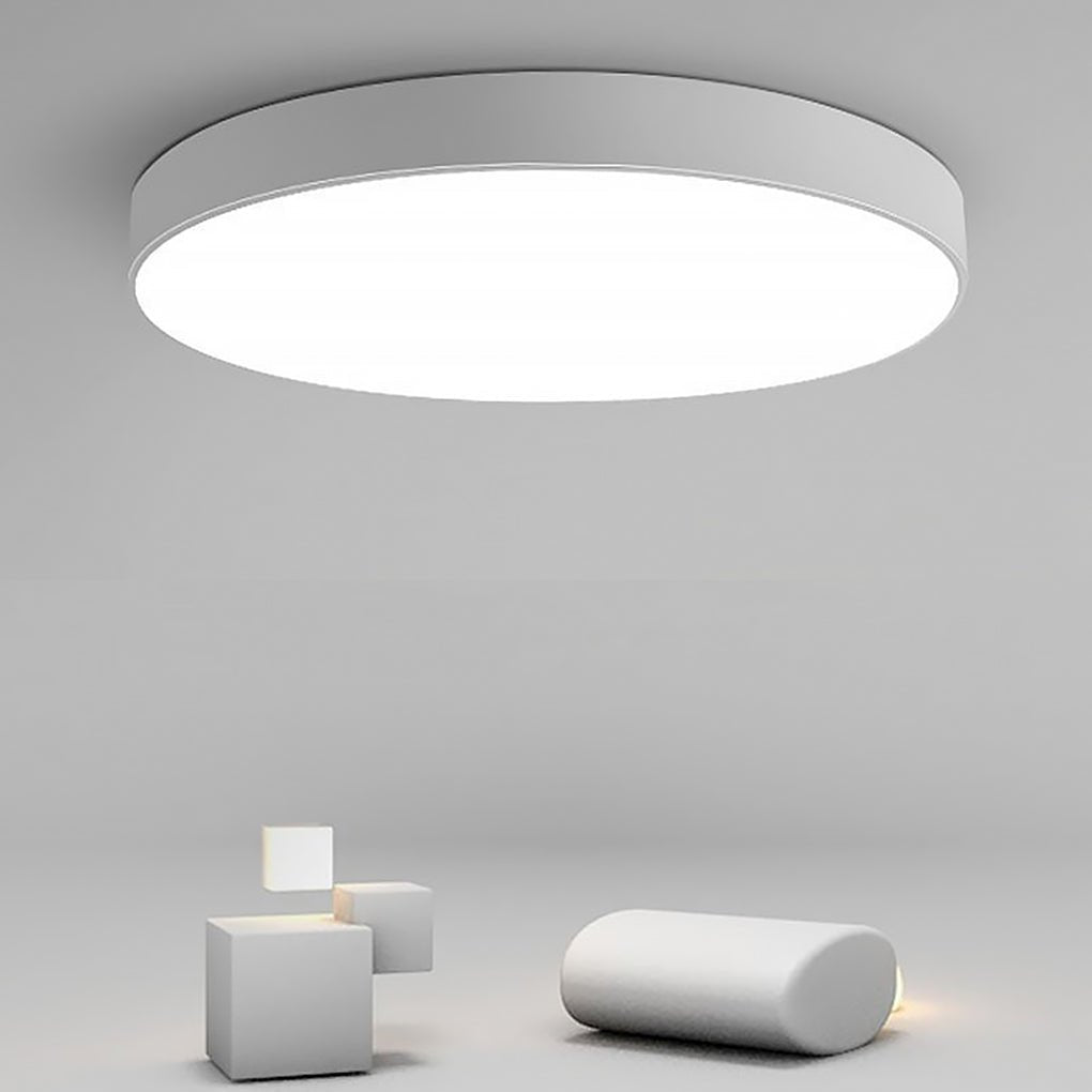 16'' Round Dimmable Modern Flush Mount Lighting with Remote - Dazuma