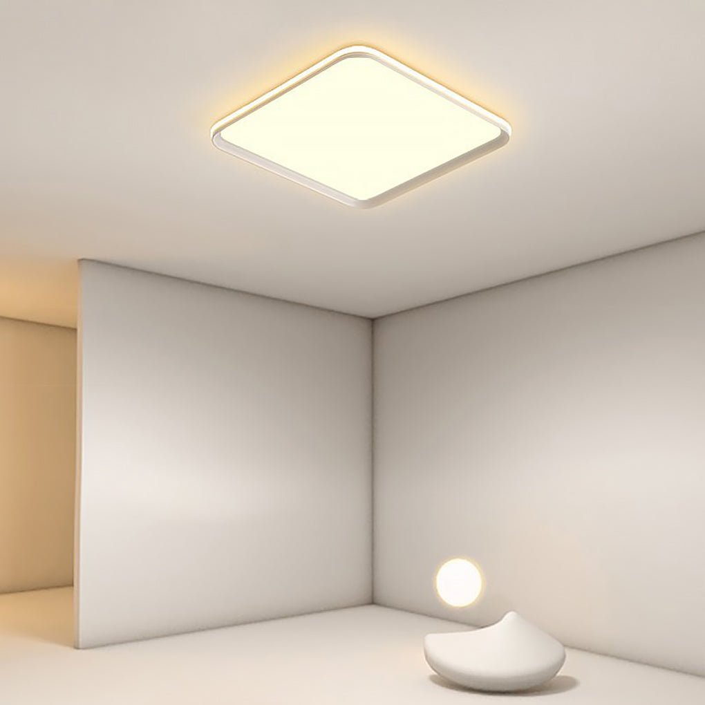16'' Square Modern Flush Mount Ceiling Lights with Remote - Dazuma