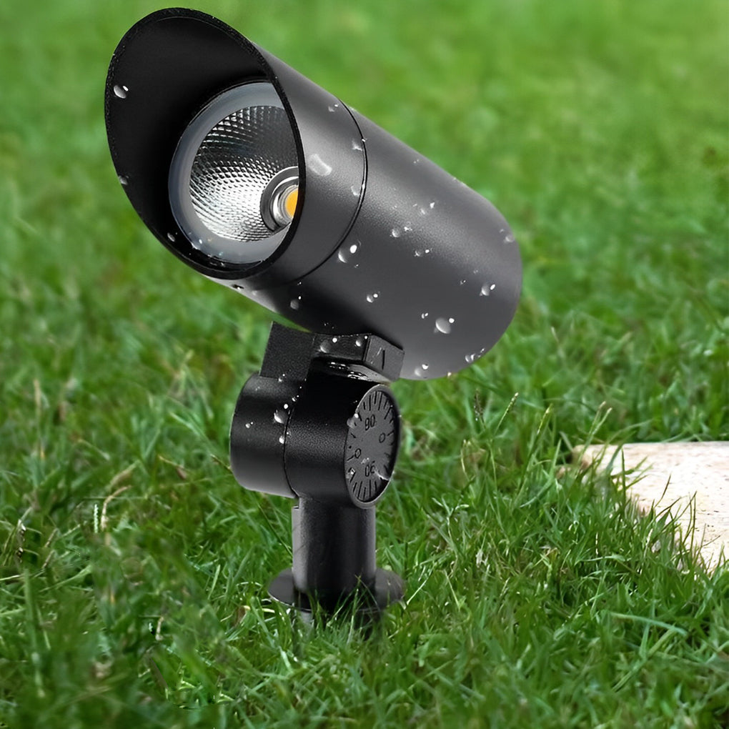 Waterproof Black Modern LED Spotlights Outdoor Spot Lights Lawn Lamp