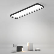 18'' Rectangular LED Modern Flush Mount Lighting with Remote Control