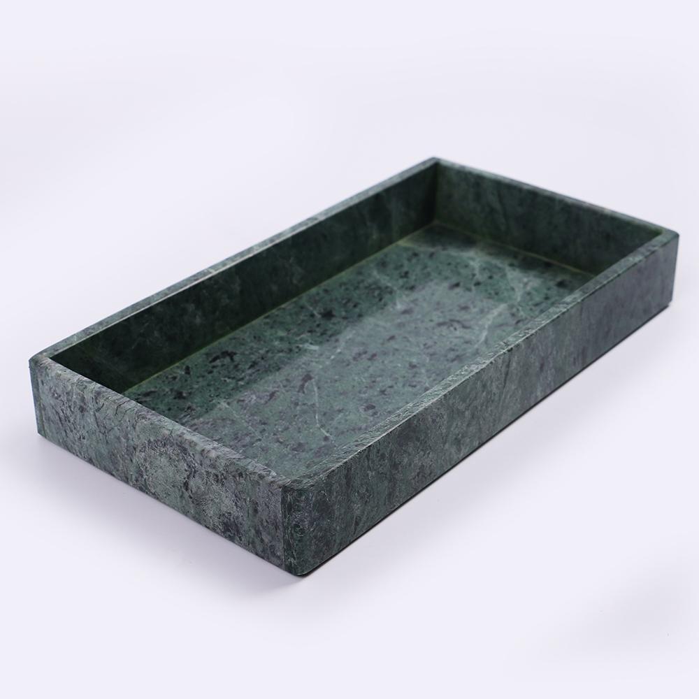 Marble Veggie Fruit Cheese and Cracker Tray Charcuterie Tray Rectangle Green