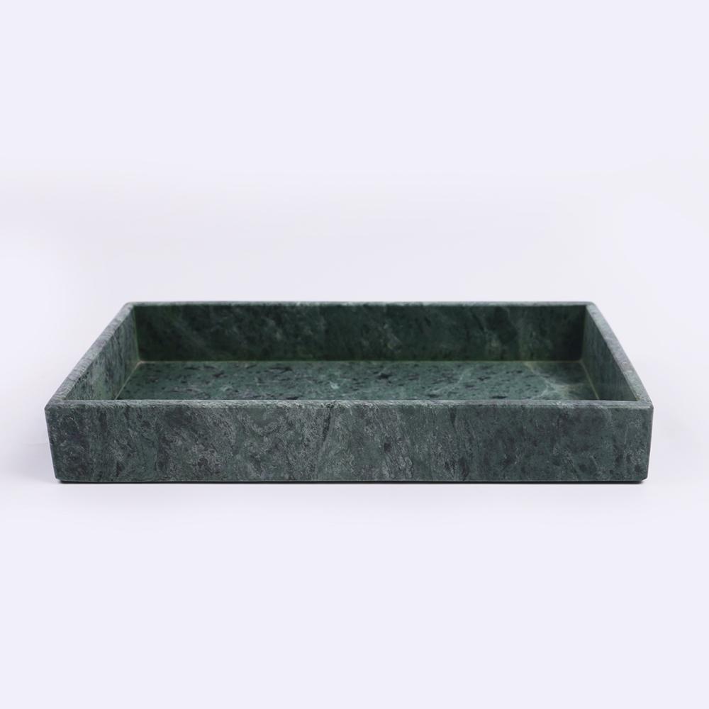 Marble Veggie Fruit Cheese and Cracker Tray Charcuterie Tray Rectangle Green