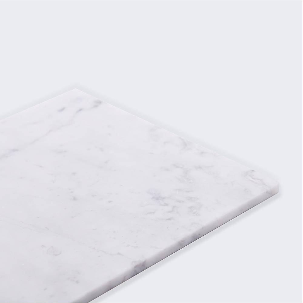 Rectangular Marble Cheese Platter Cookie Cake Platter Serving Board White