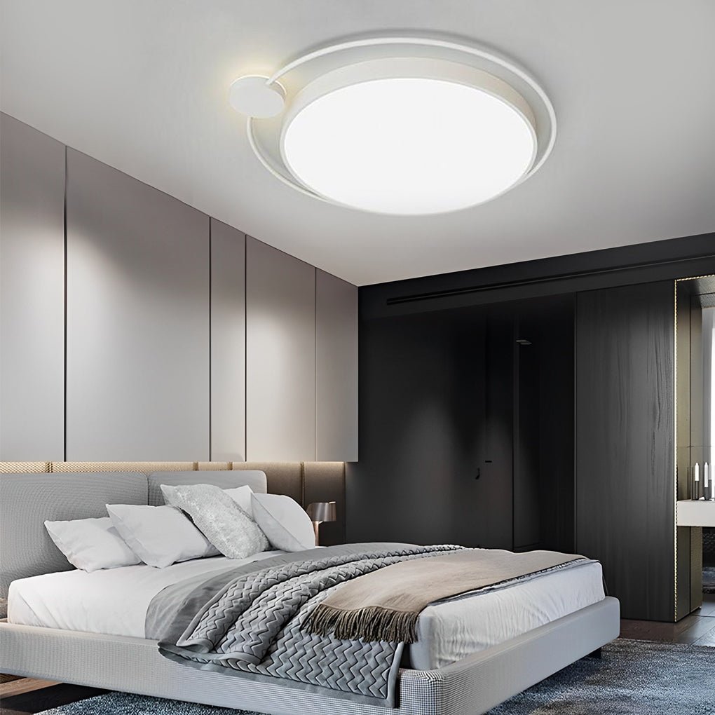 Circular Dimmable LED Nordic Flush Mount Light Ceiling Light Fixtures