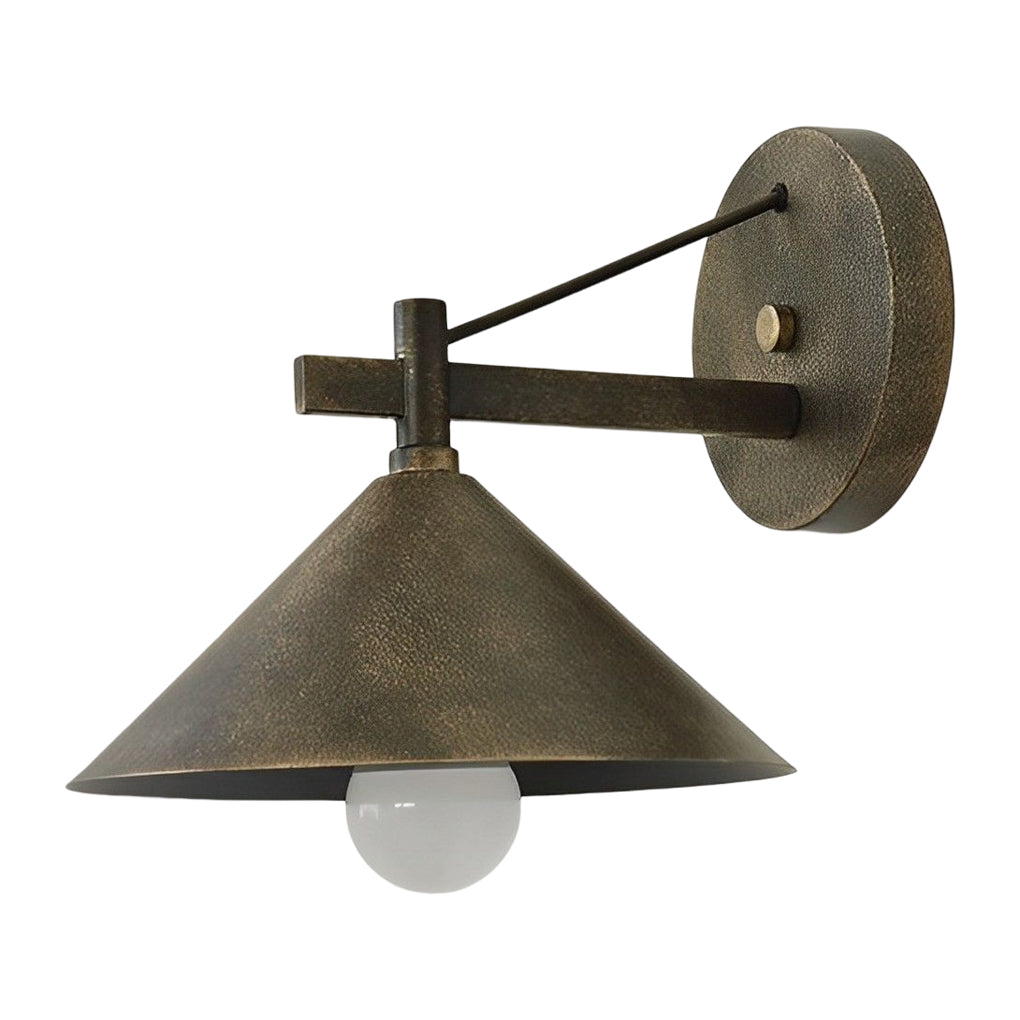Conical Simple Waterproof Retro American-style Outdoor Wall Sconce Lighting