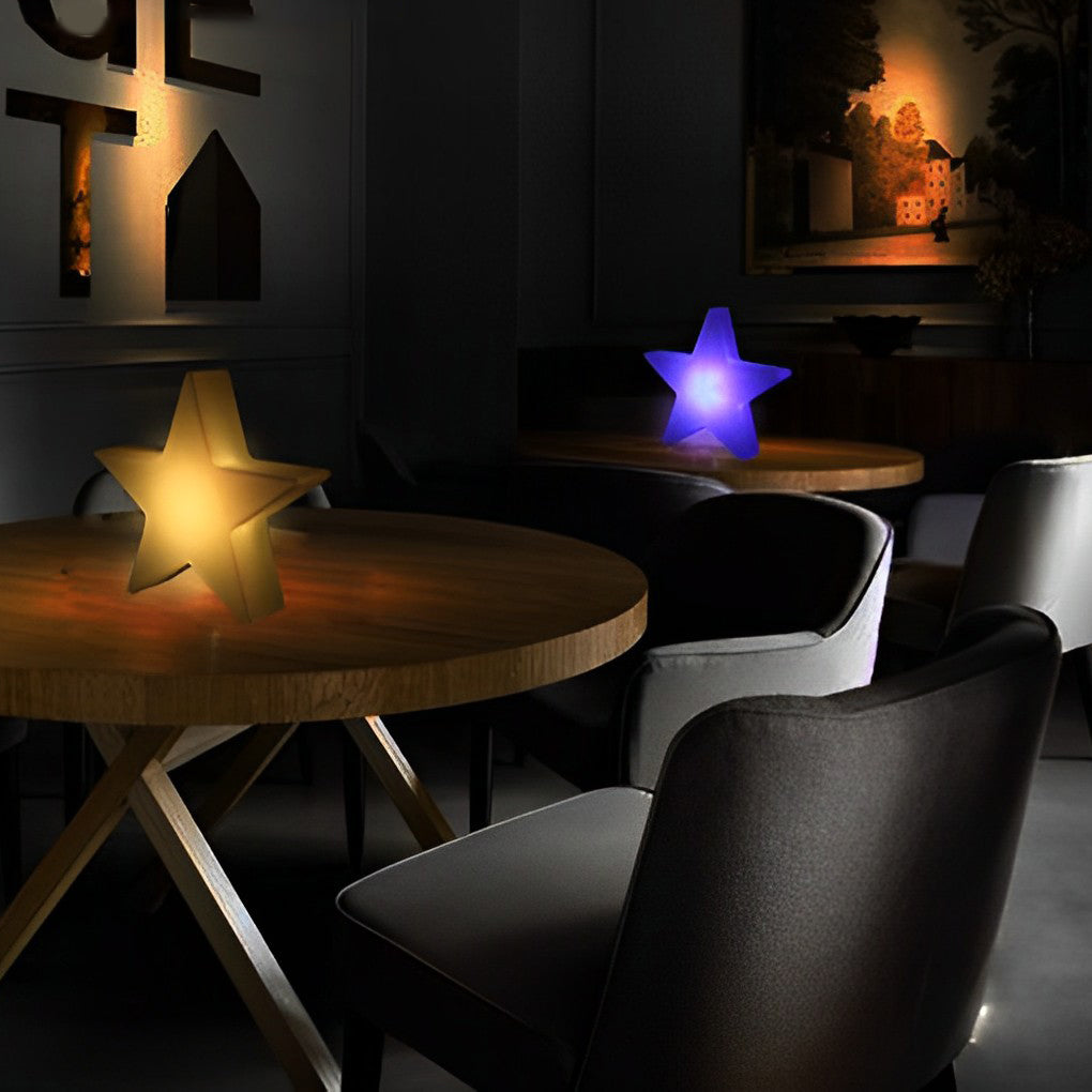 Colorful LED Stars USB Rechargeable 12V Modern Christmas Ornament Lights