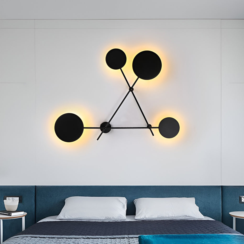 Geometric Round LED Nordic Wall Sconce Lighting Wall Lamp Wall Light Fixture