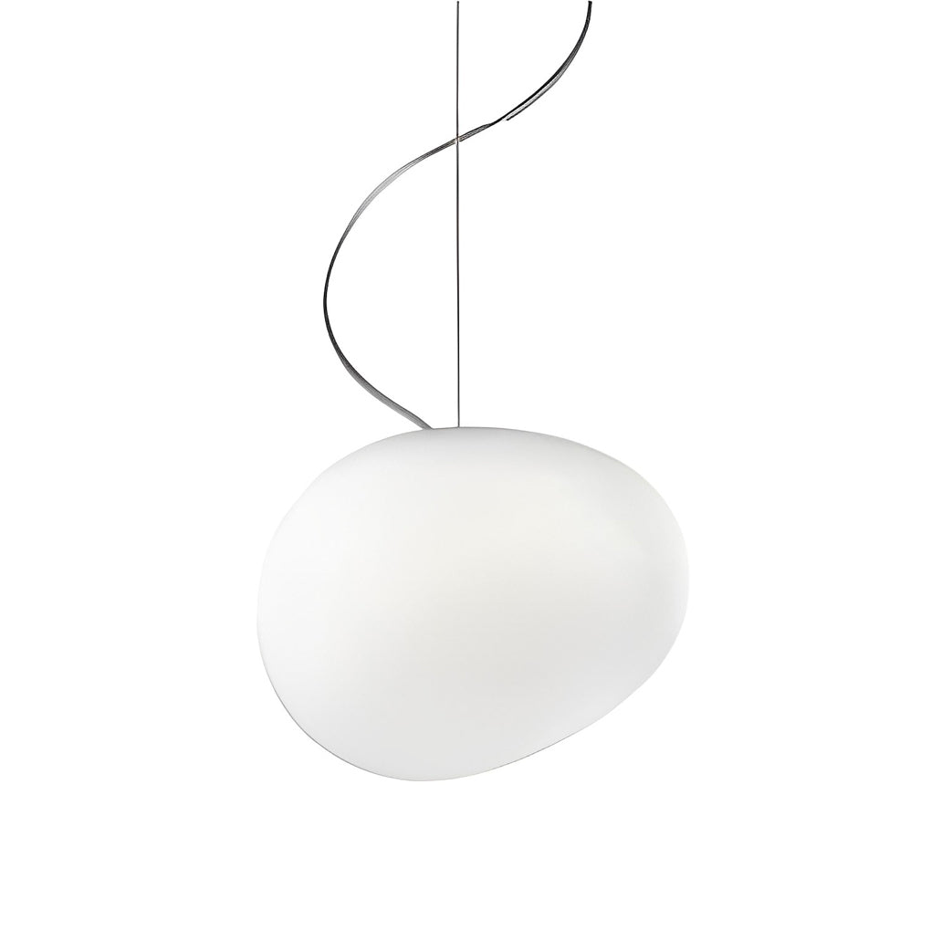 Creative Glass Round Ball LED White Modern Pendant Light Hanging Lamp