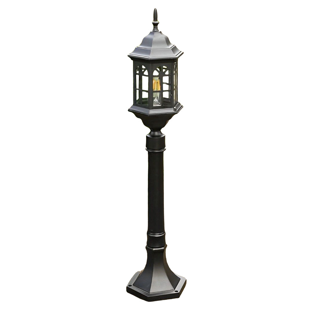 [Open-Box] Elegant Slim Post LED Outdoor Post Lights Black/Bronze Pathway Lamps