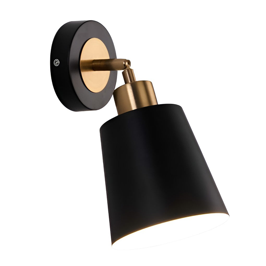 LED 3 Step Dimming Black Nordic Adjustable Wall Sconce Light Wall Lamp