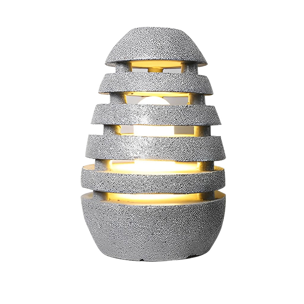 Resin Egg Shaped Waterproof LED Modern Outdoor Lawn Light Garden Lights