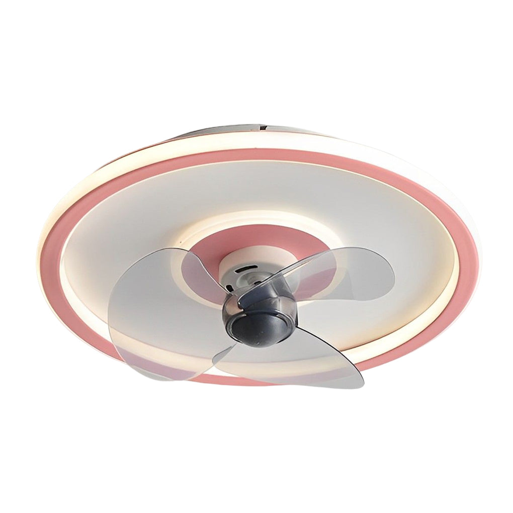 Smart Silent 360° Rotating Dimmable LED Invisible Ceiling Fan Lights
