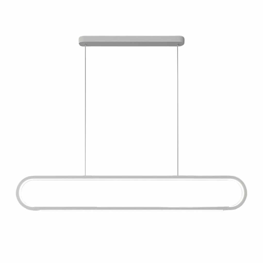 Minimalist Strip Stepless Dimming LED Modern Chandelier Hanging Lamp