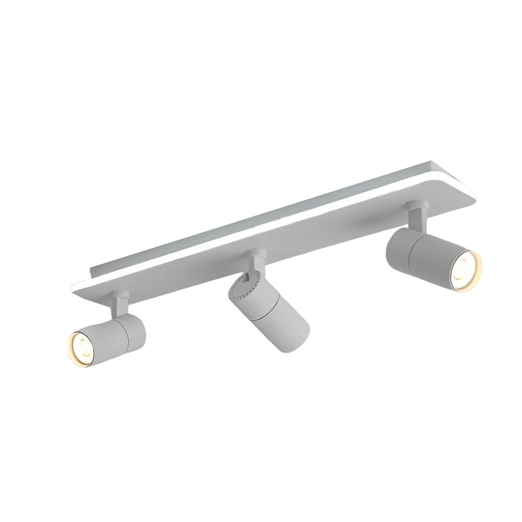 Minimalist Long Rectangular 2/3/4 Light LED Flush Mount Adjustable Spotlight