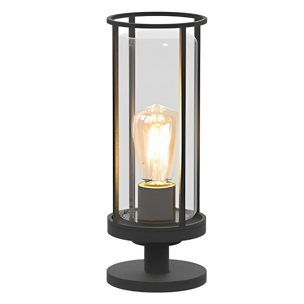 Modern Minimalist Round Stainless Steel Outdoor Light – Wall & Post Installation Options