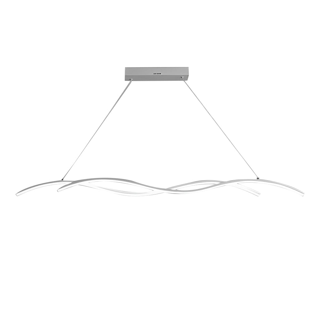 Double Wavy Minimalist LED Creative Modern Chandelier Hanging Ceiling Lamp