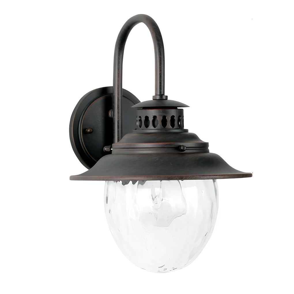 Creative Glass Metal LED Waterproof Modern Outdoor Wall Lamp Wall Sconce Lighting