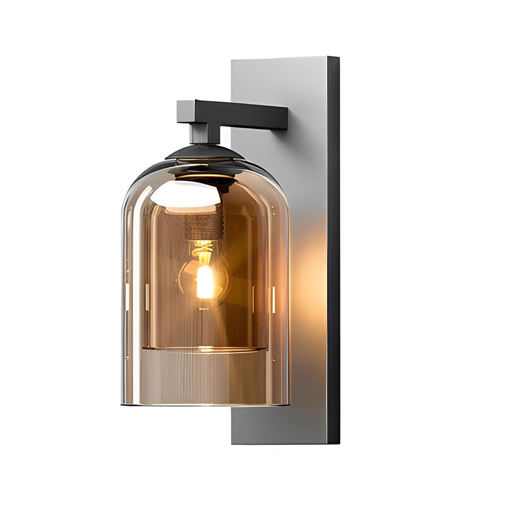 [Open-Box]Double-layer Glass Lampshade Nordic Minimalist Wall Lamp Wall Sconce Lighting