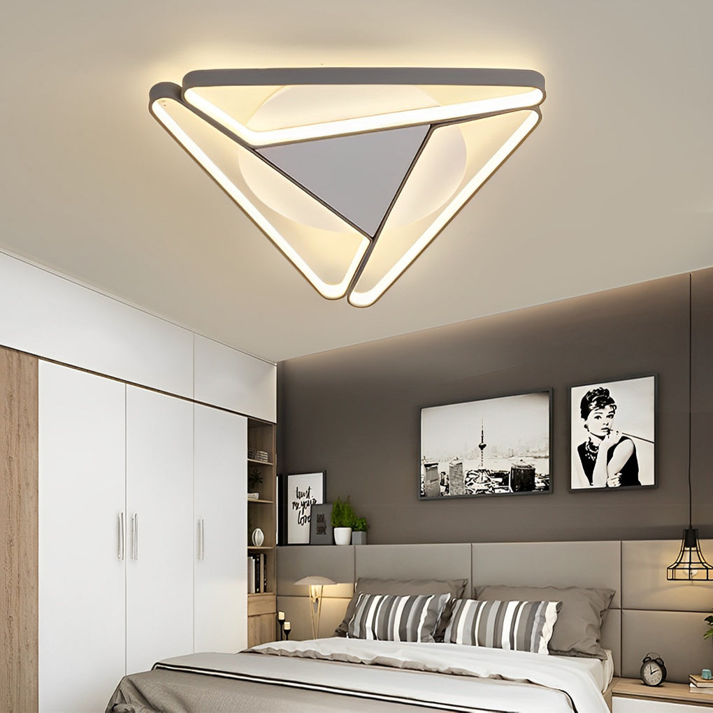 Geometric Design LED Modern Ceiling Lights Flush Mount Ceiling Lamp