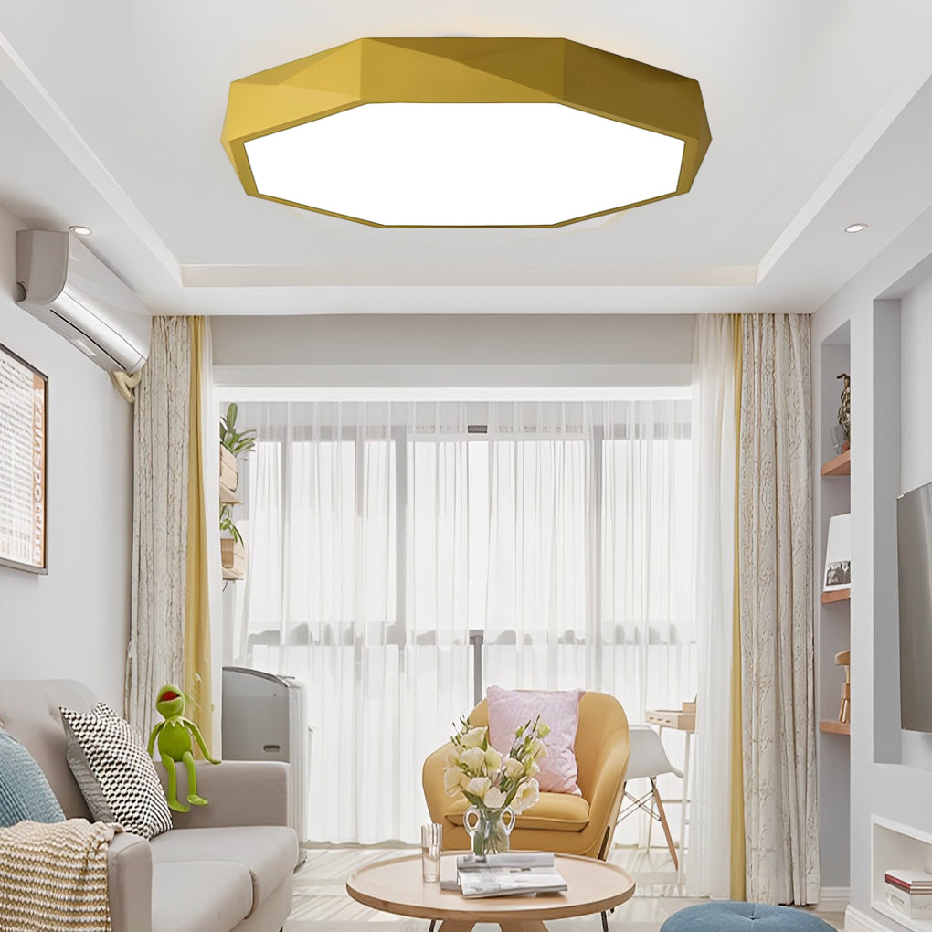 Geometric LED Modern Ceiling Lights Flush Mount Lighting Ceiling Lamp