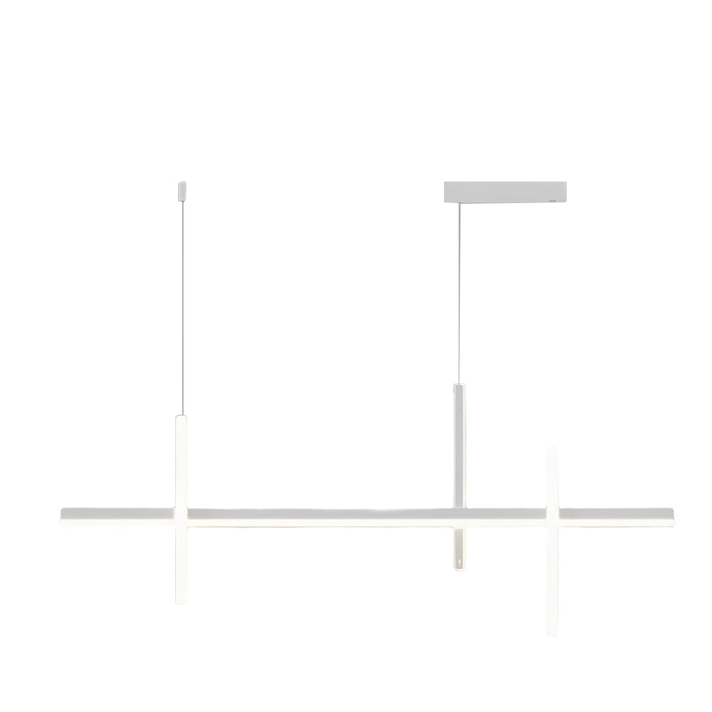Minimalist Long Liner Lights Three Step Dimming Stepless Dimmable Chandeliers