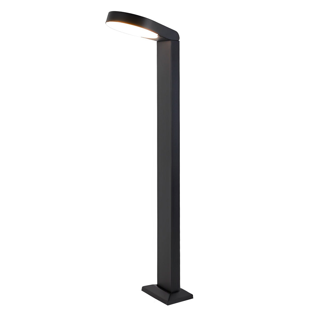 Minimalist LED Black Lawn Lamp Modern, Aluminum Outdoor Lighting