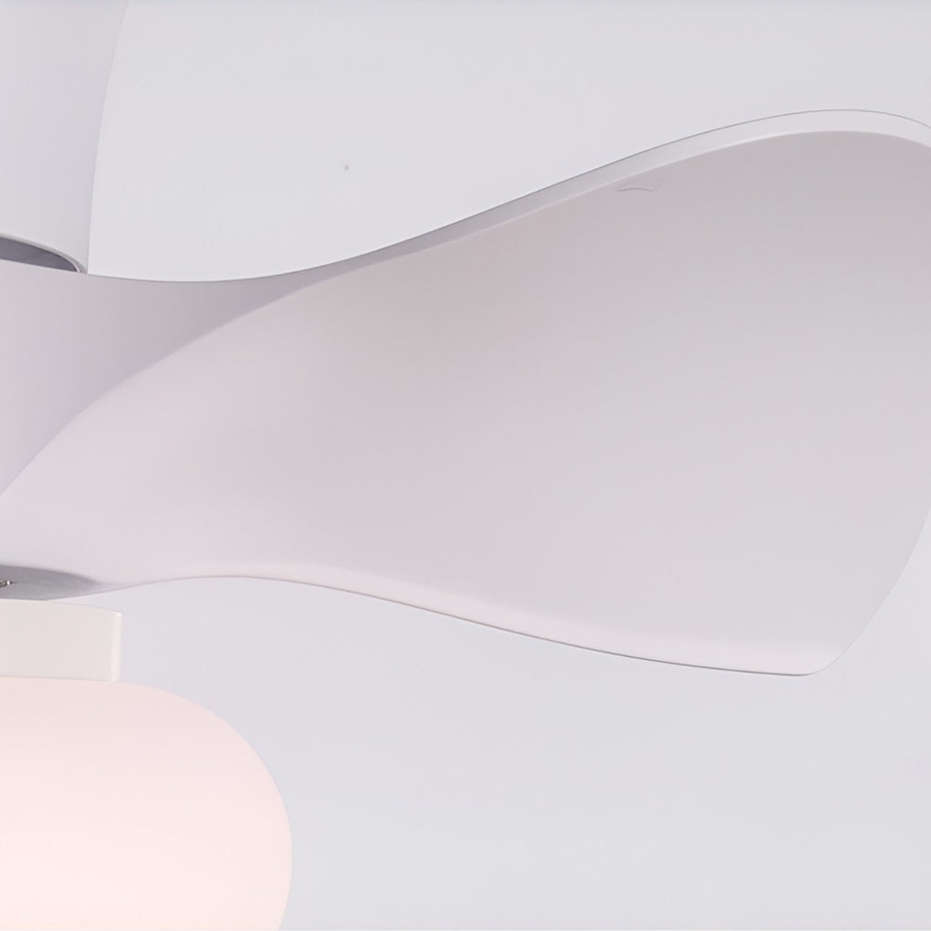 Macaron Color 3 Step Dimming LED Nordic Inverter Ceiling Fan Lights