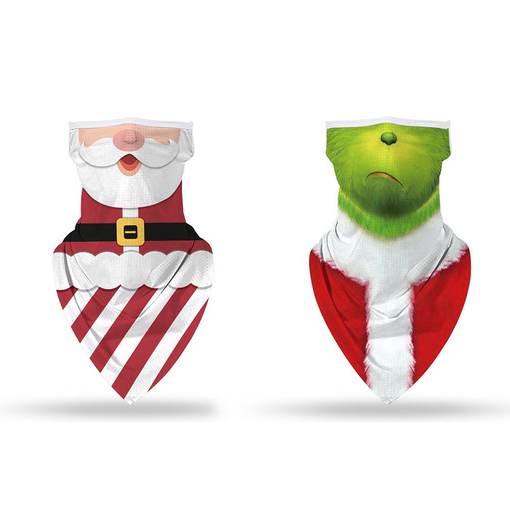 2 Pcs Ugly Christmas Masks Neck Gaiters